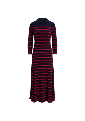 Polo Ralph Lauren striped long-sleeve dress - Blue