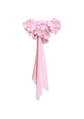 Saiid Kobeisy 3d flowers top - Pink