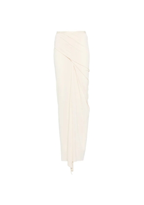 Rick Owens Lilies draped maxi skirt - Neutrals
