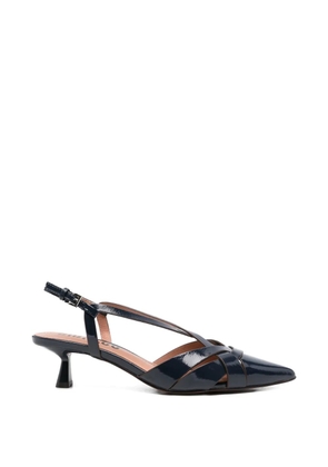 Bibi Lou Nolia leather mules - Blue