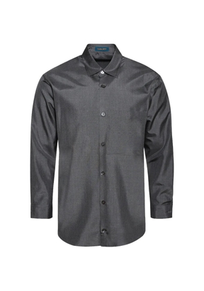 Casella Meyer embroidered long-sleeve shirt - Grey