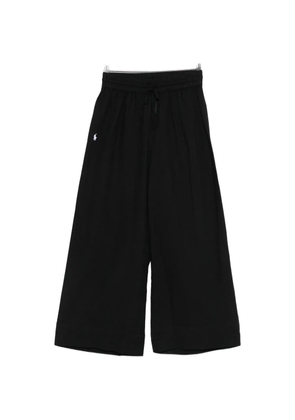 Polo Ralph Lauren drawstring embroidered-logo trousers - Black