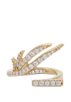 Ferragamo crystal ring (54mm) - Gold