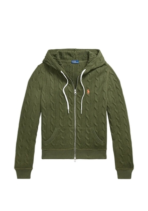 Polo Ralph Lauren cable-knit hoodie - Green