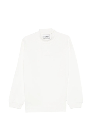 Iceberg logo-detail cotton sweatshirt - Neutrals