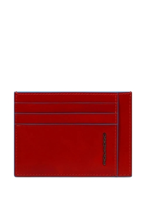 PIQUADRO slim leather cardholder - Red