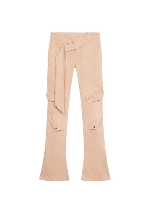 Blumarine belted trousers - Neutrals