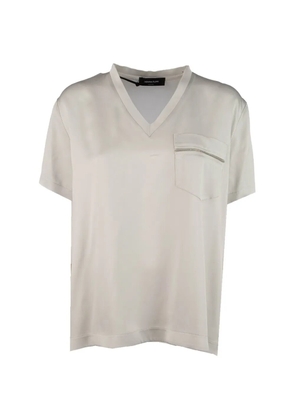 Fabiana Filippi V-neck blouse - Neutrals