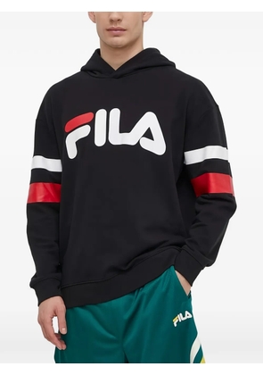 Fila long-sleeve logo hoodie - Black