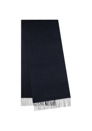 Corneliani fringed scarf - Blue