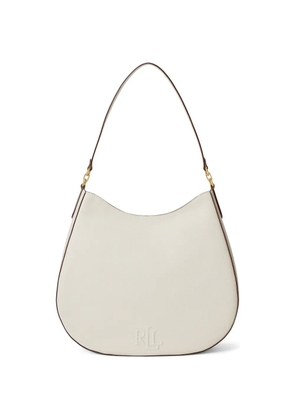 Lauren Ralph Lauren embossed-logo shoulder bag - Neutrals