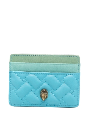 Kurt Geiger Kensington quilted leather card holder - Blue