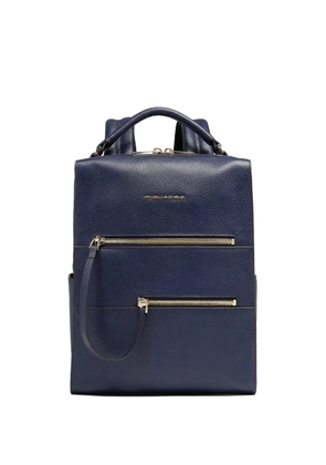PIQUADRO Patricia leather backpack - Blue