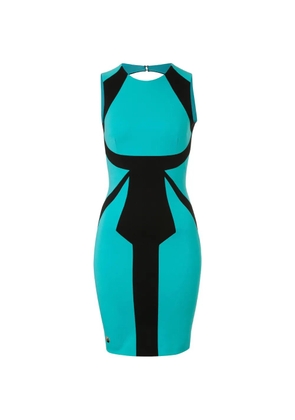 Philipp Plein cut-out mini dress - Blue