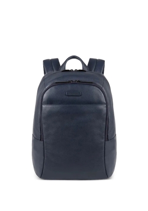 PIQUADRO logo-plaque backpack - Blue
