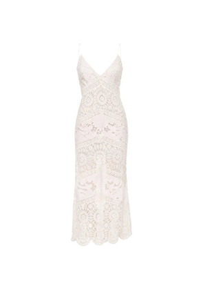 LoveShackFancy Revoires crochet dress - White