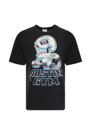 EARTHLING VIP skull graphic t-shirt - Black