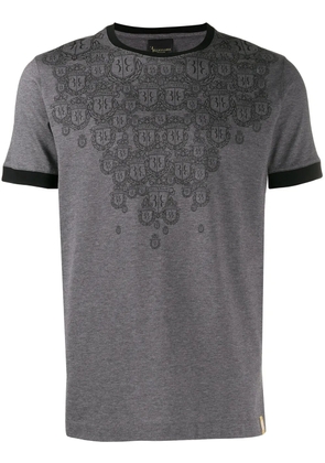 Billionaire crest print T-shirt - Grey