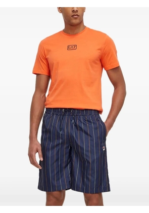 Fila striped logo shorts - Blue