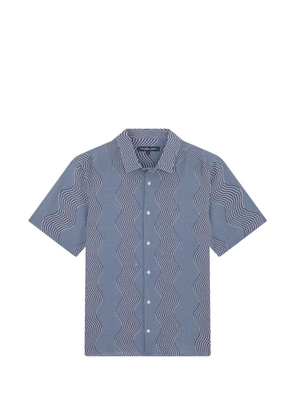 Frescobol Carioca striped short-sleeve shirt - Blue