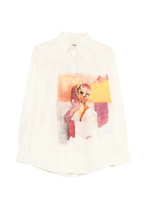 KidSuper portrait shirt - Neutrals