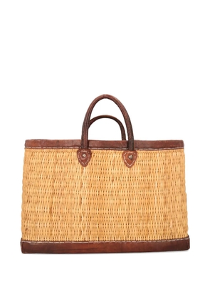 Vintage Wicker tote bag - Neutrals