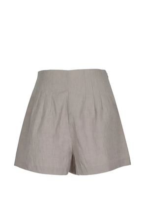 STAUD pleated shorts - Neutrals