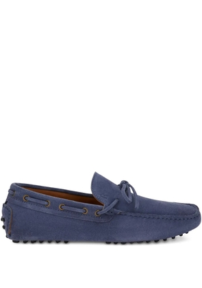 Boggi Milano suede driving shoes - Blue