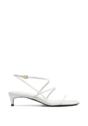 KHAITE open-toe low-heel sandals - White