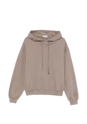 Pence Paolo drawstring hoodie - Brown