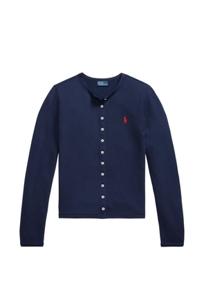 Polo Ralph Lauren logo-embroidered cardigan - Blue