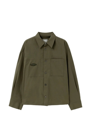 Wooyoungmi patch-pockets shirt - Green