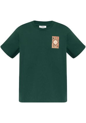 Casablanca logo-print T-shirt - Green