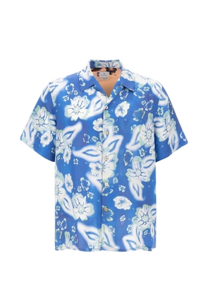 Paul Smith patterned short-sleeve shirt - Blue