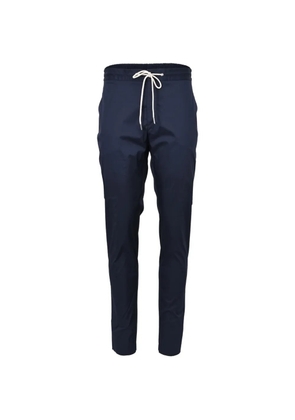 Tombolini drawstring tapered trousers - Blue