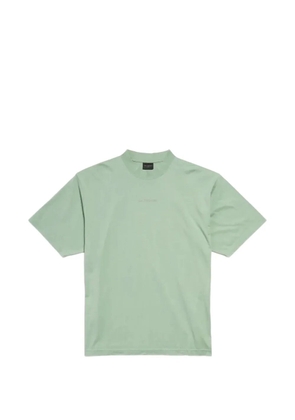 Balenciaga reflective-logo T-shirt - Green