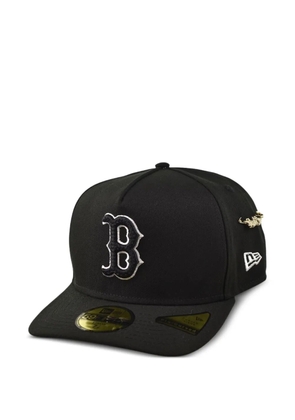 NEW ERA CAP 59FIFTY Boston Red Sox script pin fitted hat - Black