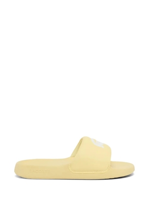 Lacoste Serve logo slides - Yellow