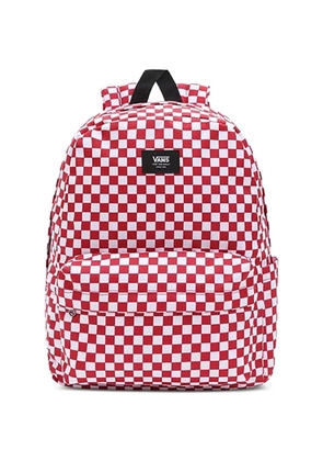 Vans Old Skool checkerboard backpack - Red