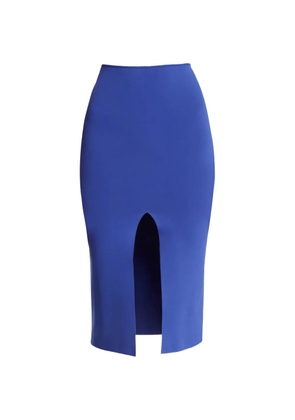 Jil Sander knit straight skirt - Blue