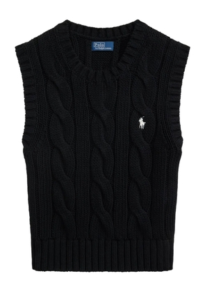 Polo Ralph Lauren cable-knit vest - 004 POLO BLACK