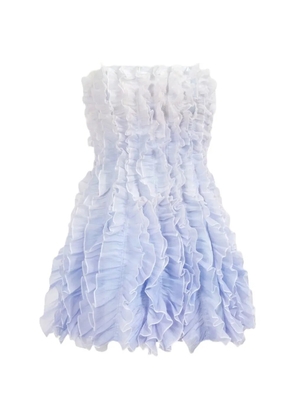 Aje Temperance ruffled mini dress - Blue