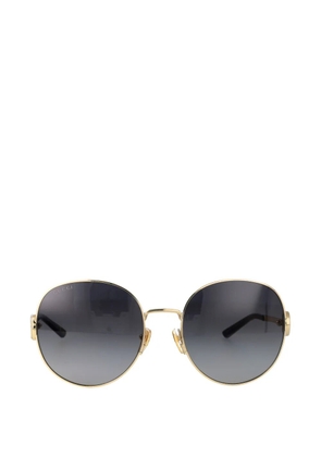 Gucci Eyewear Interlocking GG round-frame sunglasses - Gold