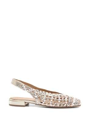 Pedro Miralles Olimpia square-toe mules - Silver