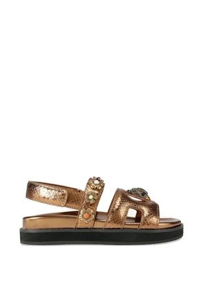 Kurt Geiger Eagle cut-out sandals - Brown