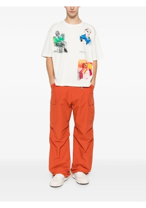 KidSuper portrait print T-shirt - Neutrals