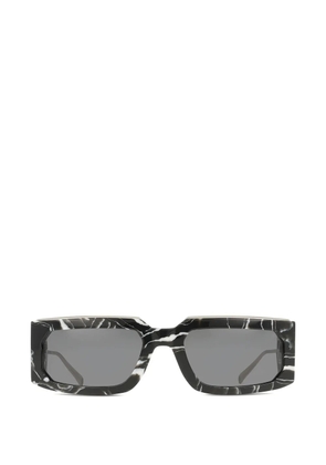 Philipp Plein Eyewear rectangle marble sunglasses - Black