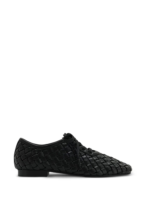 JW Pei Kayla woven oxford shoes - Black