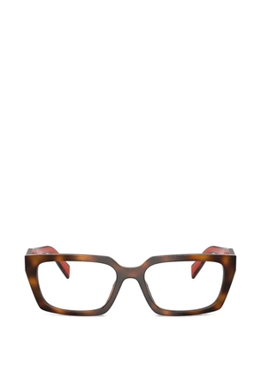 Prada Eyewear square frame glasses - Brown