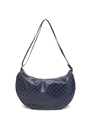 Gherardini monogram-print shoulder bag - Black